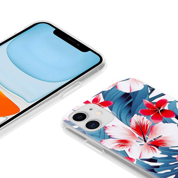 „Crong Flower Case“ – „iPhone 11“ dėklas (03 modelis)