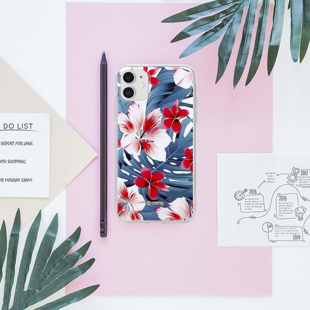 „Crong Flower Case“ – „iPhone 11“ dėklas (03 modelis)