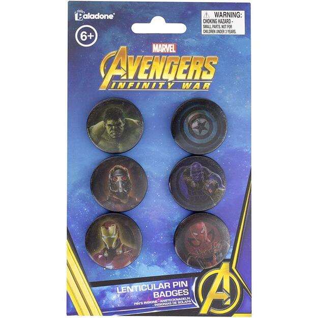 Marvel – Infinity War Pin Set (6 vnt.)