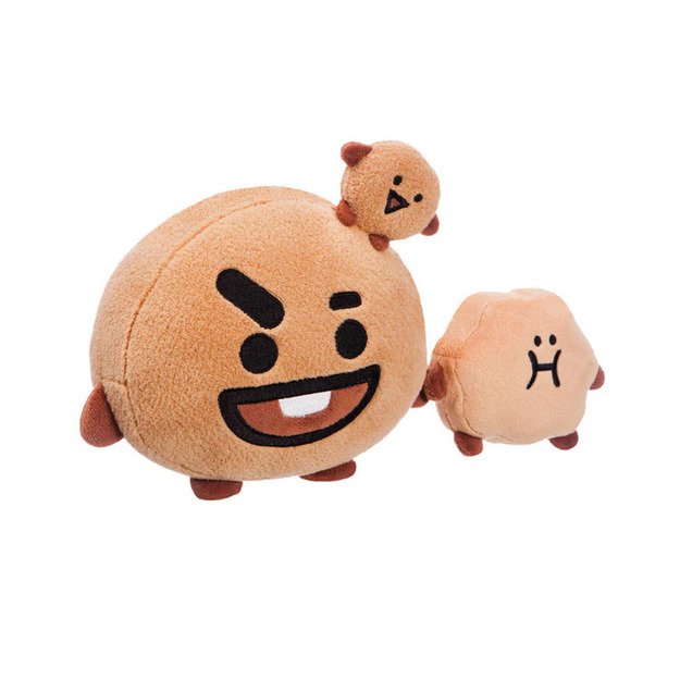 Line Friends BT21 - pliušinis talismanas 20 cm SHOOKY