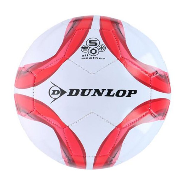 Dunlop – futbolo kamuolys s. 5 (raudona)