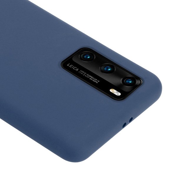 Crong Color Cover – lankstus dėklas, skirtas Huawei P40 (mėlynas)