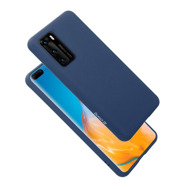 Crong Color Cover – lankstus dėklas, skirtas Huawei P40 (mėlynas)