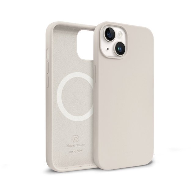 „Crong Color Cover“ magnetinis dėklas, skirtas „iPhone 14 Plus“ (akmuo)