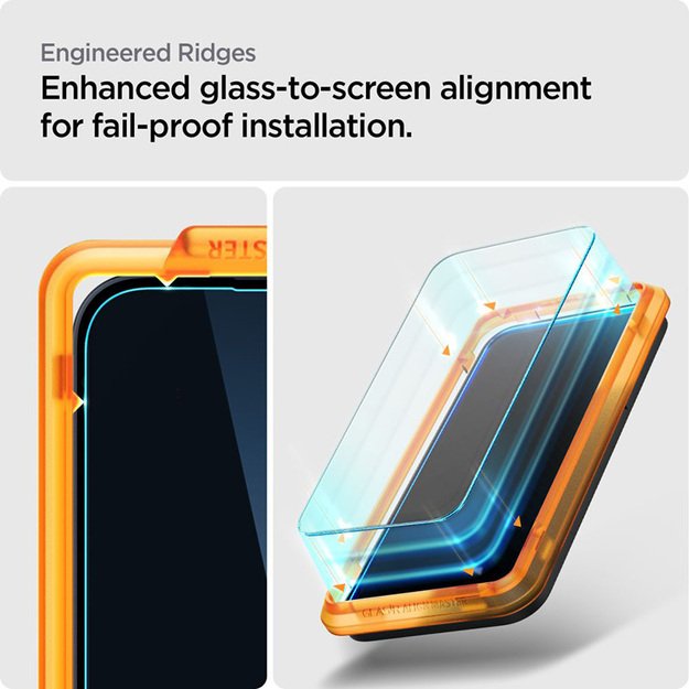 Spigen Alm Glas.TR 2-Pack – grūdintas stiklas, skirtas niekam Phone 2a / 2a Plus (skaidrus)